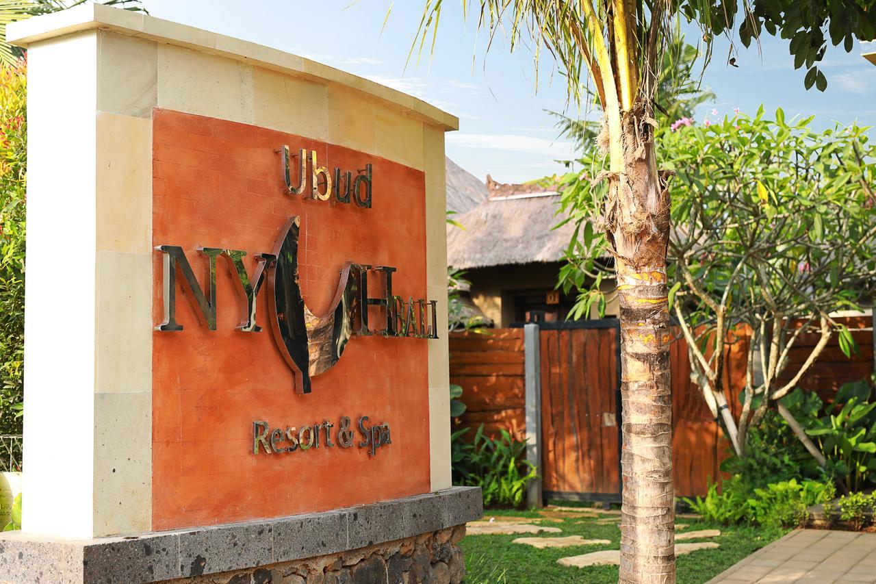 อูบุด นยูห์ บาหลี รีสอร์ต แอนด์ สปา Hotel ภายนอก รูปภาพ Entrance to Nyuh Gajah Resort